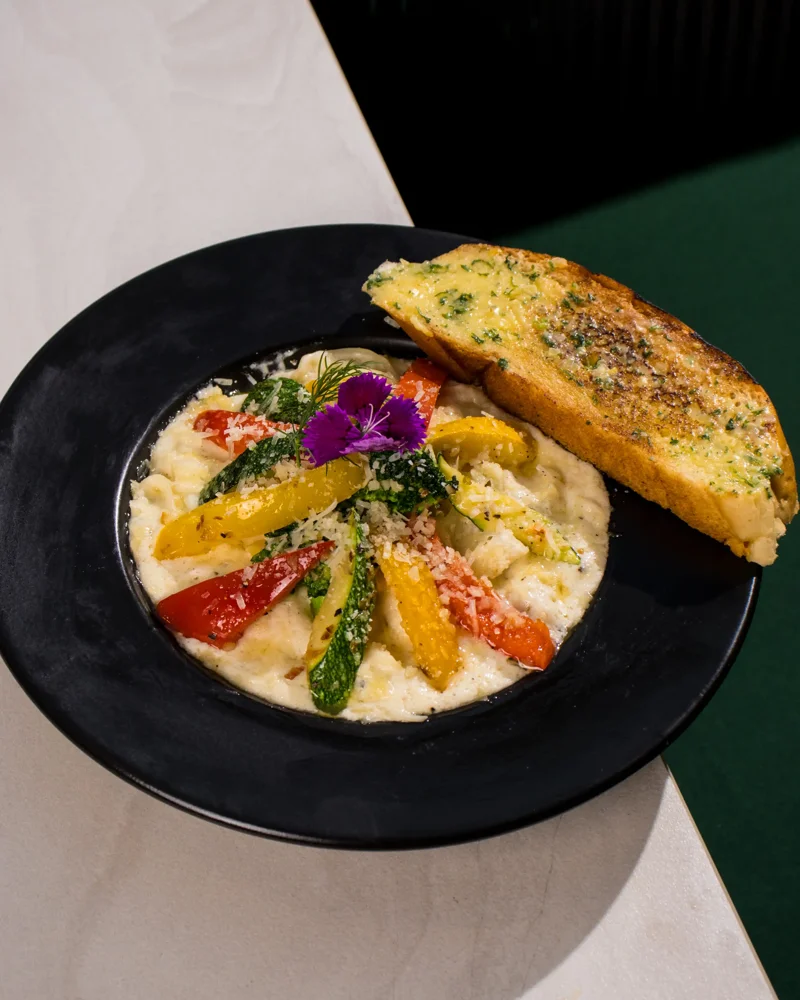 Creamy Alfredo served at Cabami